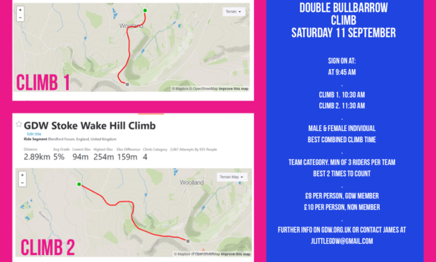 Double Bulbarrow Hill Climb – Sat 11th September 2021